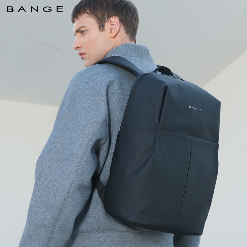BANGE New Men's Business Commuting Backpack Large Capacity High-end Student School Computer Bag_voghion.com