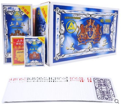 Triple A King 9888 Playing Cards Adult Creative Landlord 3a Playing Cards Full Box 100 Deck 3A Poker Wholesale