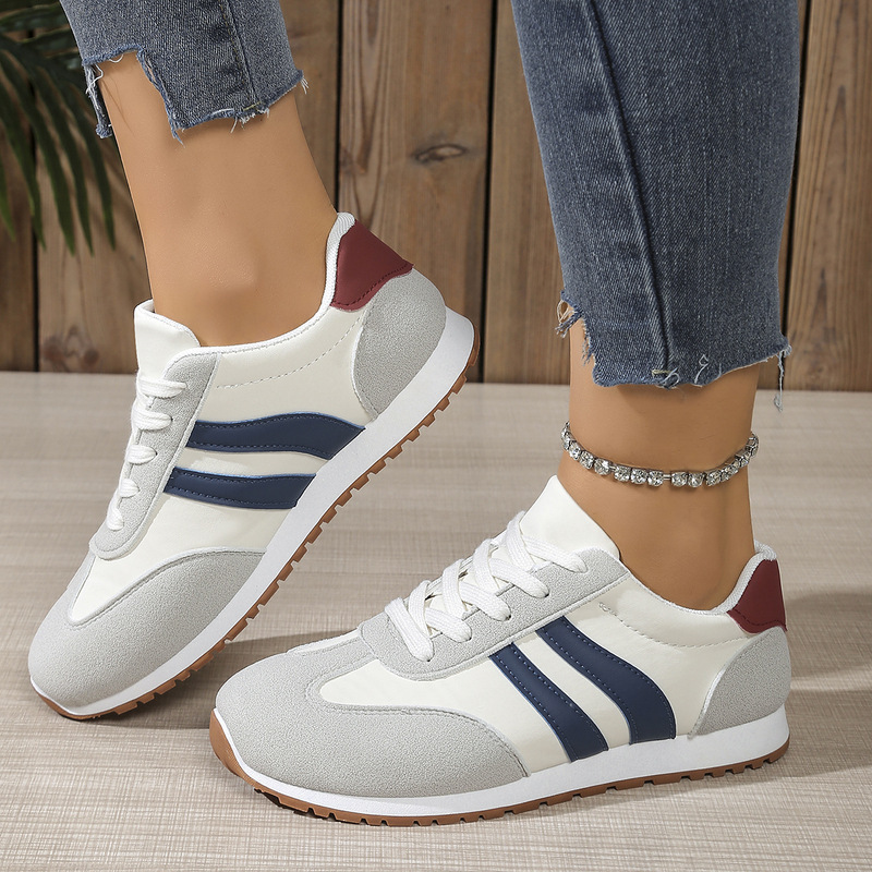 Women's Training Shoes 2025 Autumn New Korean Style Ins Student Casual Breathable Sports Versatile White Shoes Women's Training Shoes 2025 Autumn New Korean Style Ins Student Casual Breathable Sports Versatile White Shoes