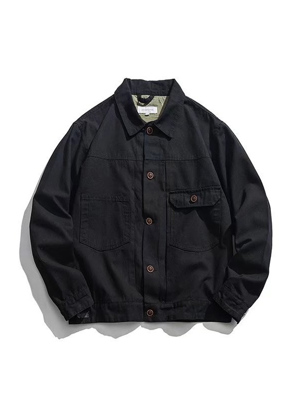 Chaqueta de moda Chaqueta de manga larga para hombres Versión coreana suelta y hermosa Chaqueta casual para estudiantes Primavera y otoño Nueva tendencia de hombres