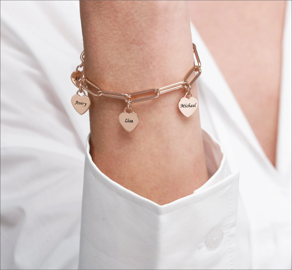 Heart Pendant Bracelet