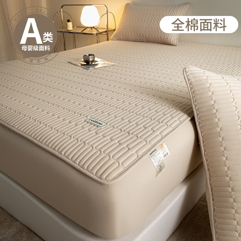Sombrilla de cama algodón algodón acolchado funda de cama sábana cubierta protectora de colchón Simmons nueva temporada universal