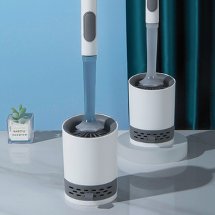 Long handle liquid toilet brush toilet no dead angle cleaning toilet long handle brush wall-mounted toilet cleaning brush wholesale