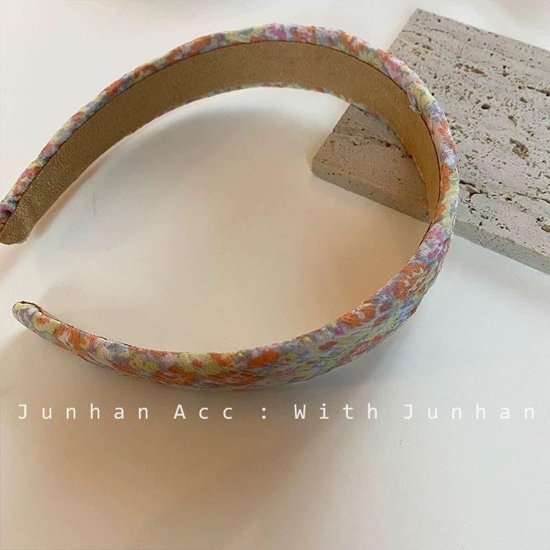 Spring cute headband, hairpins, brand hair accessory, floral print, french style, Korean style