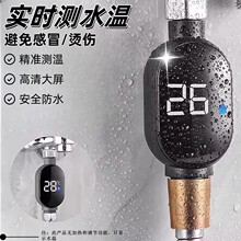 家用式花洒LED温度计水温器分国标通用新智能测温儿童洗澡淋浴