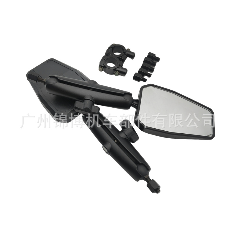 Espejo retrovisor para motocicleta aventura plegable ADV motocicleta estilo occidental reflectante espejo retrovisor para vehículo todoterreno suministro directo de fábrica transfronterizo