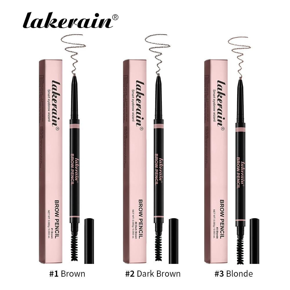 Карандаш для бровей Lakerain, 2 в 1