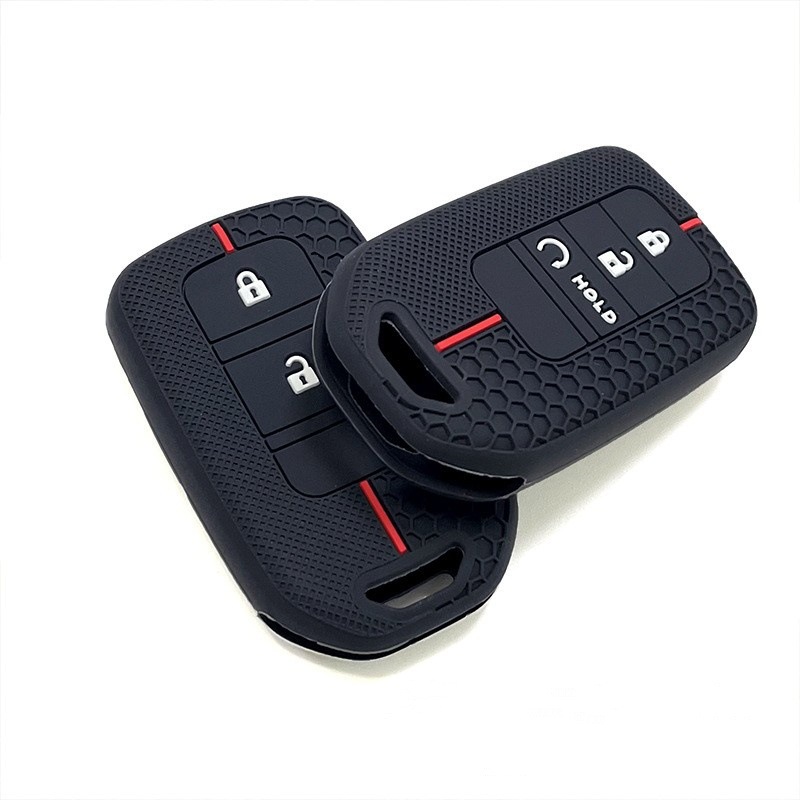 Suitable for Civic Silicone Key Cover, Old Model Accord, Inspire, Odyssey, Lingpai, Ailu, Crown, Honeycomb Pattern