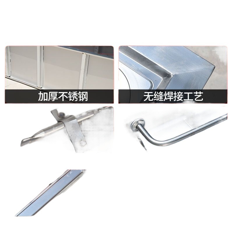 商用快餐保温售饭台电热食堂不锈钢台式摆摊小型快餐车加热批发|undefined