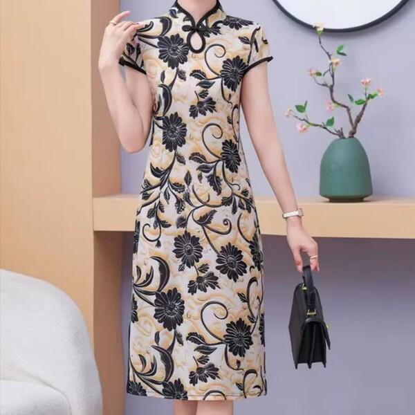 Summer short sleeve dress