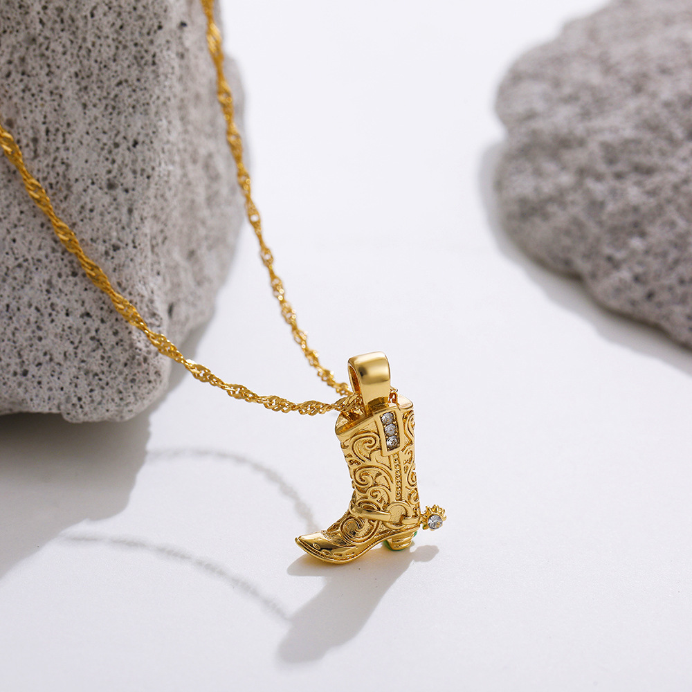 Cowboy Boots Necklace 3