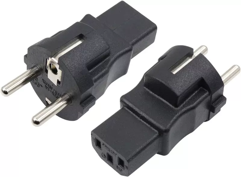RIIEYOCA SCHUKO-СТЕКЕР НА IEC C13 Адаптер, IEC320 C13 бук