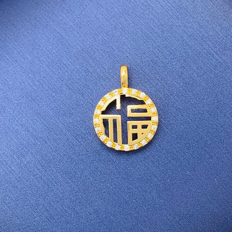 Tiktok Venta caliente colgante al por mayor auto-seleccionado 100 cobre colgante único con fuente de cadena de fábrica al por mayor sin cadena