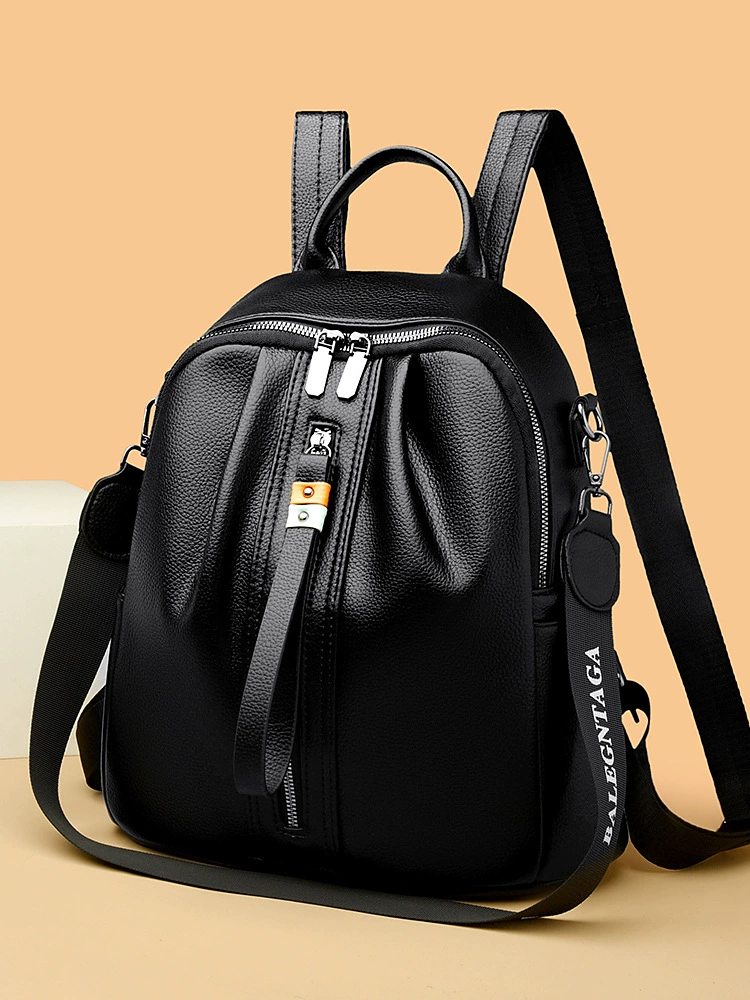 Backpack, universal polyurethane fresh bag to go out, 2023
