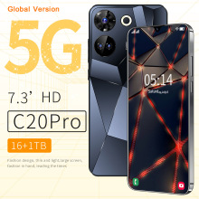 跨境爆款智能手机 C20 PRO  7.3寸大屏 500万像素 安卓8.1 一体机