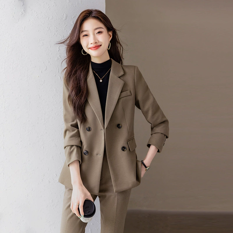 [New high-quality tailcoat set, women's business office jacke]