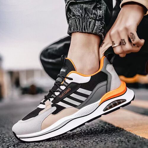 2024 New Autumn Sports Shoes Men's Trendy Lightweight Wear-Resistant Shoes Non-Slip Korean Version Versatile Running Versatile Casual Men's Shoes