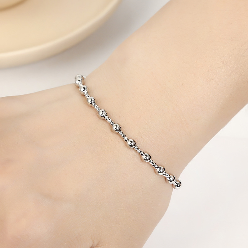 Bracelets Classification Basic Geometric Stainless Steel Plating Bracelets 1 Piece