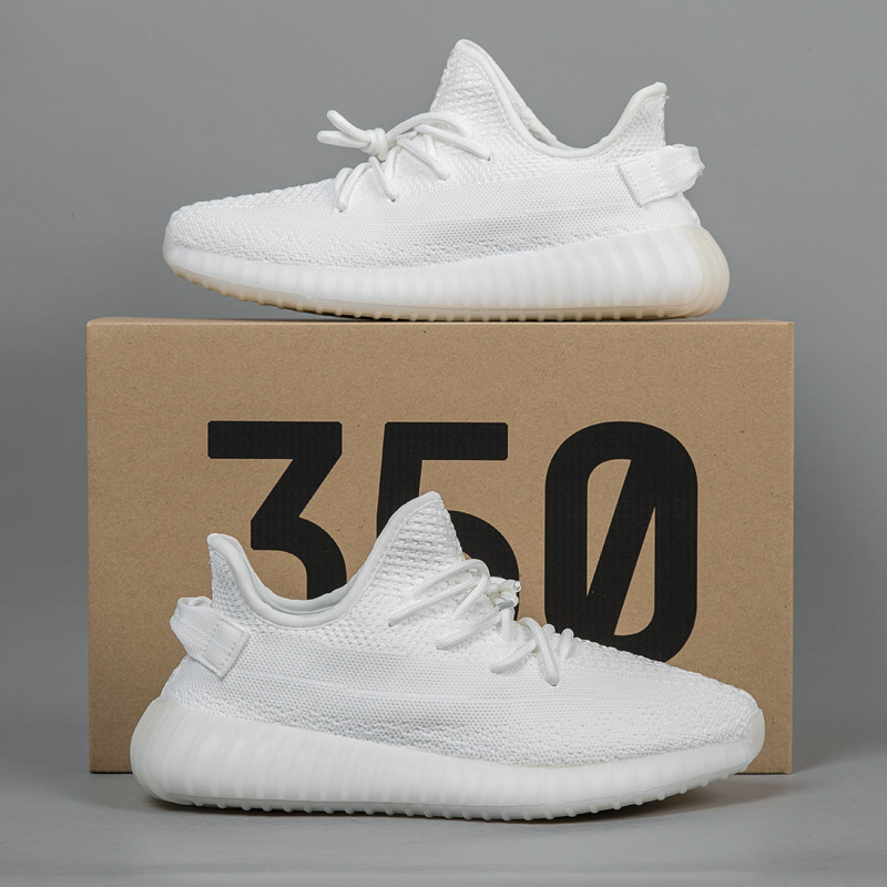 Putian Coco zapatos 2023 verano nuevo 350v2 volando tejido transpirable hombres y mujeres pareja zapatos palomitas zapatos para correr hombres