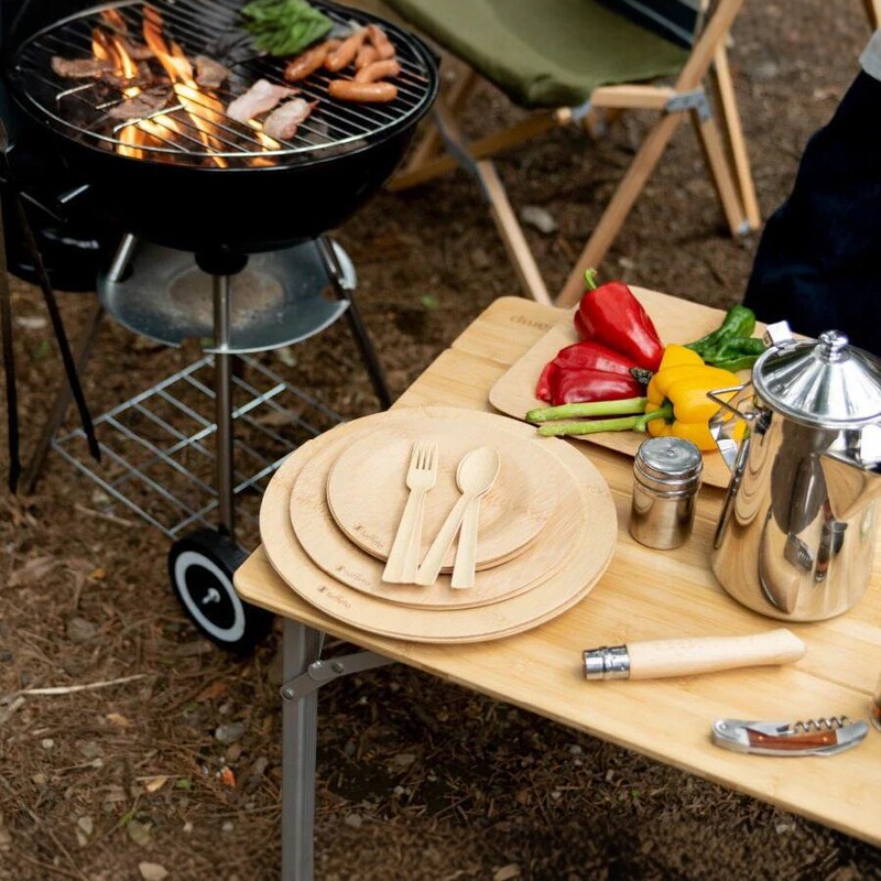 Tf-109 Reusable Thin Bamboo Plate, Simple and Practical