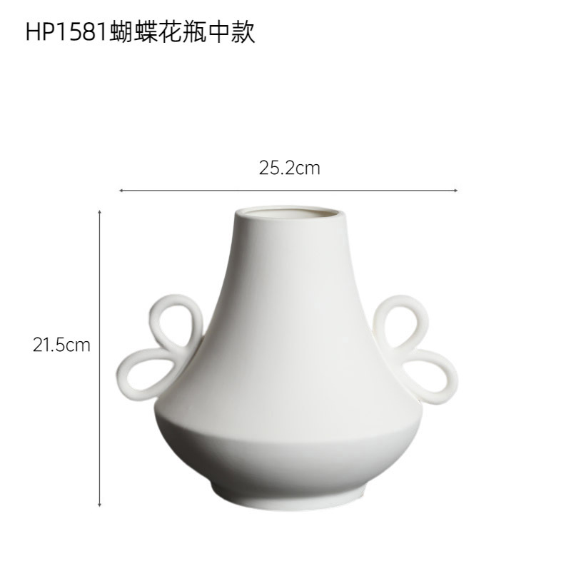 HP1581 jarrón mariposa mediano