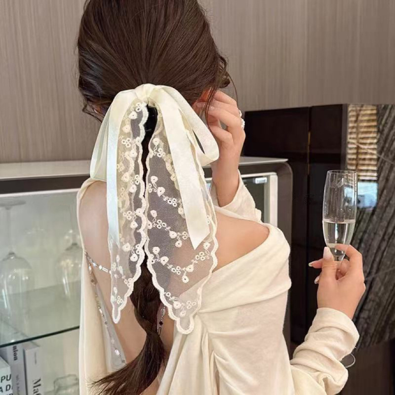 韩系蝴蝶结飘带抓夹发夹女高级感发卡2025新款后脑勺显发量发饰潮|undefined
