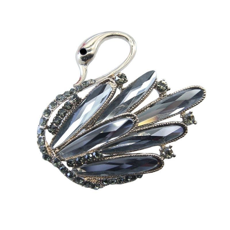 Elegant Swan Alloy Unisex Corsage display picture 8