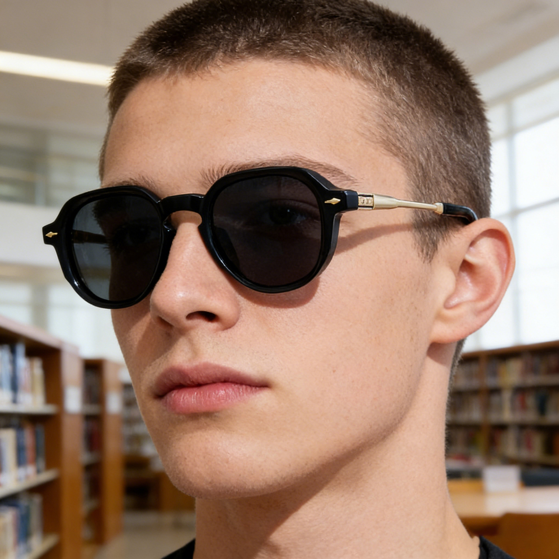 Neue europäische Mode polarisierte Sonnenbrillen vollständiger Rahmen Herren Outdoor-Sonnenbrillen Herren kleiner Rahmen Brille Sonnenbrillen