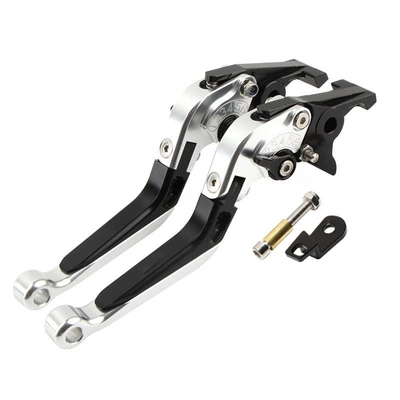 parking: Motorcycle Handle Cover - silver-black-silver