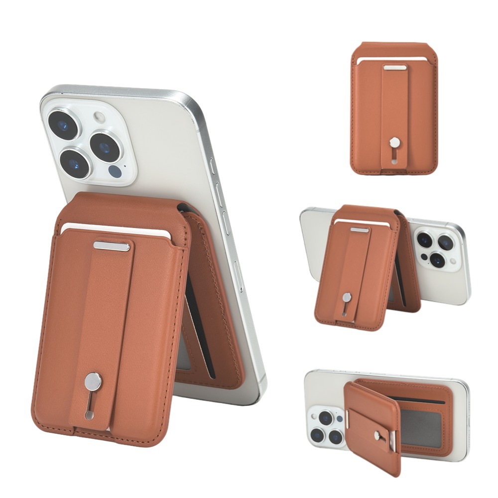Cross-Border Magnetic Card Holder Suitable for Apple Magsafe iPhone Mobile Phone with Positioning Chip Anti-Theft Card Holder