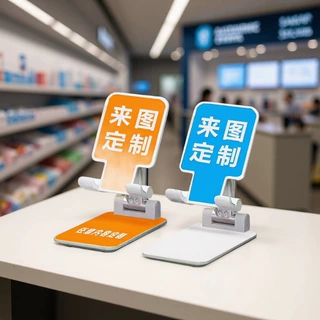 桌面折叠手机支架礼品定制logo智能手机平板电脑便携可伸缩支架