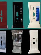 锁架新款体验式米锁指纹密码锁展示架透明推拉开关门型架