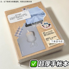 厚みのある空白のノートブック a5 diy レトロクラフト紙メモ帳 b5 日記ノートブック
