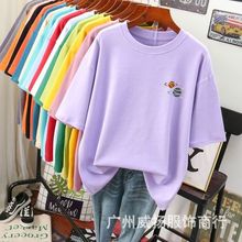 2025夏季新款夜市女装短袖T恤批发宽松大码地摊货源女式上衣ins潮