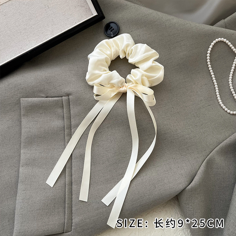 可爱红色小樱桃蕾丝大肠发圈女高级感百搭头饰扎头发大号春夏发绳|undefined
