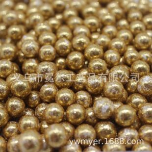 Eps Gold Powder Particles 7-9mm Christmas Beads Classy Wedding Vase Filler Styrofoam DIY Material