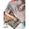 Summer short sleeve T-shirt, top for elementary school students, long-sleeve, Korean style, oversize