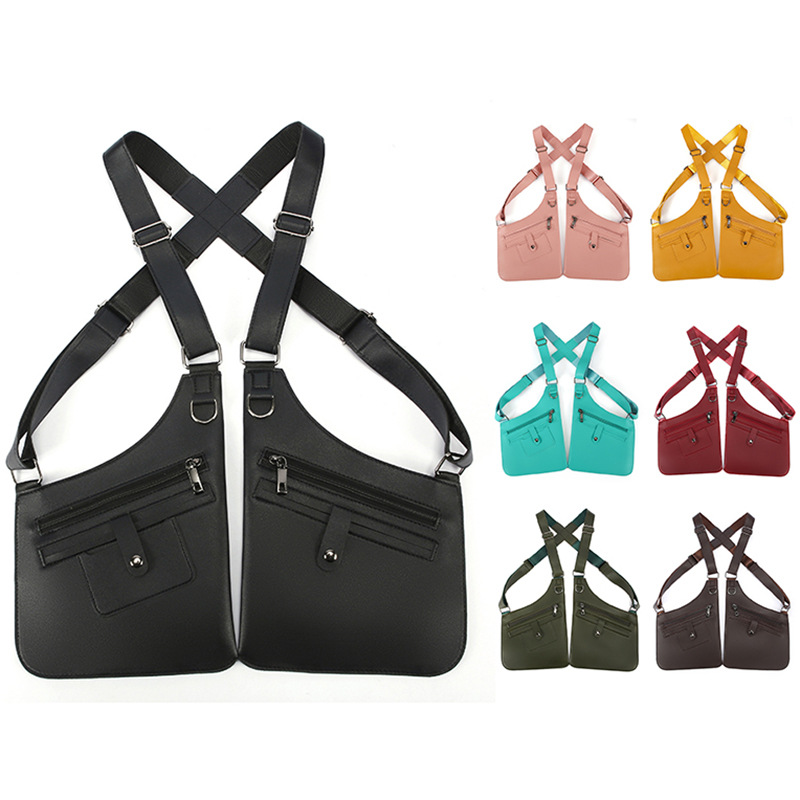 Cross-Border Men's Bags, Vest Bags, Fashionable Chest Bags, Outdoor Shoulder Bags, Underarm Crossbody Bags, Sports and Leisure Crossbody Bags, Cycling Men's Bags