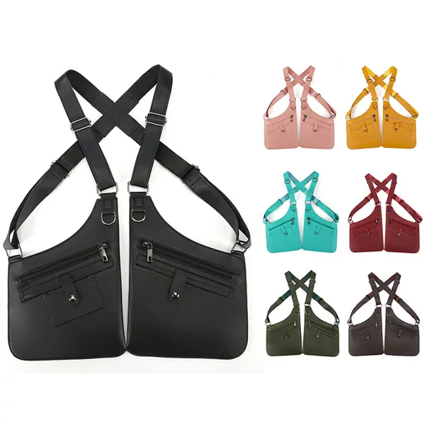 Cross-Border Men's Bags, Vest Bags, Fashionable Chest Bags, Outdoor Shoulder Bags, Underarm Crossbody Bags, Sports and Leisure Crossbody Bags, Cycling Men's Bags