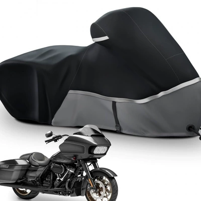 New Foreign Trade Model 210D Electric Vehicle Cover, Motorcycle Cover, Rainproof, Sunproof, Dustproof Cover, Bicycle Cover, Sunshade Cover (Car clothing) - xl-black