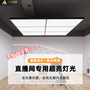 Led-Studio Shadowless Ceiling Light for Simple Clothing Display, Professional Streamer Beauty Whitening Fill Light Photography Light