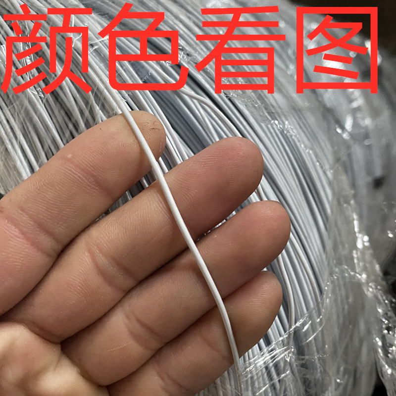 Floral alambre verde blanco negro alambre de hierro fino varilla de flores suave mano flor de modelado flores de jardinería