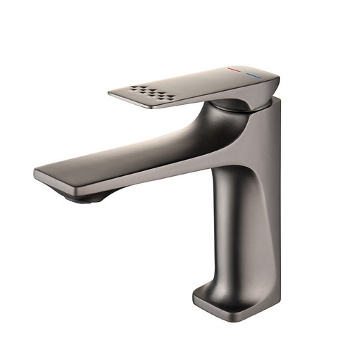 Copper core basin hot and cold faucet household bathroom cabinet toilet washbasin washbasin basin anti-splash faucet