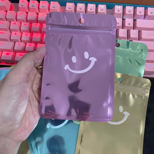 Printed Packaging Bags Inside Ziplock Bags, Aluminum Foil Bags for Jewelry, Necklace Sealing Bags, Moisture-Proof and Moisture-Proof Sealing
