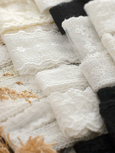 双边网纱刺绣蕾丝花边带 DIY手工服装森系丝带 织带辅料