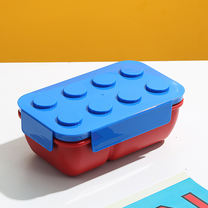 Lancheira Bento DIY para crianças - Pode ir ao micro-ondas, empilhável, à prova de vazamentos, perfeita para escola, piquenique, salada e armazenamento de frutas_voghion.com
