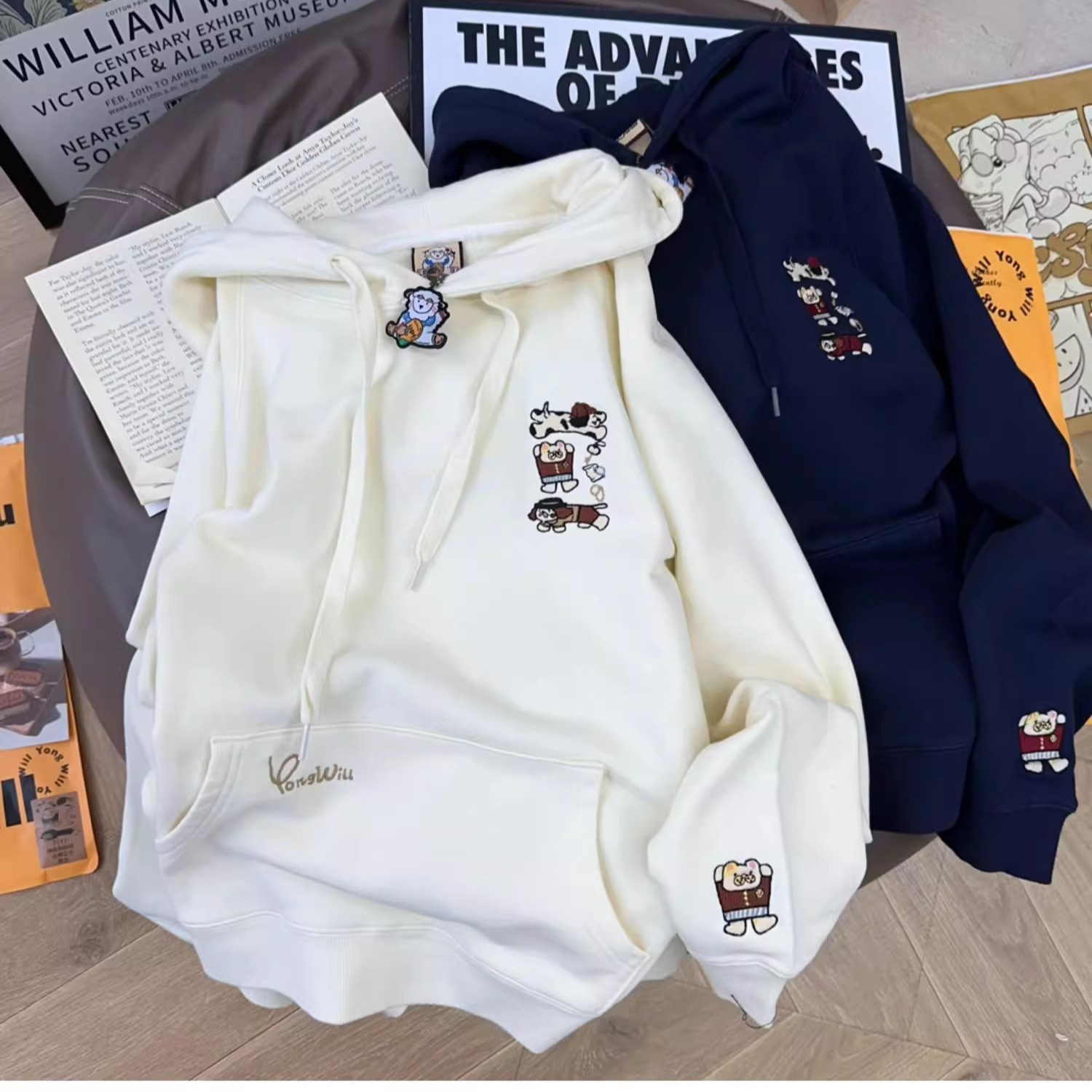 紙袋家! Yongwill羊の紙袋の家の刺繍がゆったりしています。