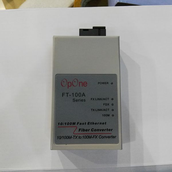Opone FT-100AS-S2SC-T1310/1550百兆单模单纤25KM光纤收发器