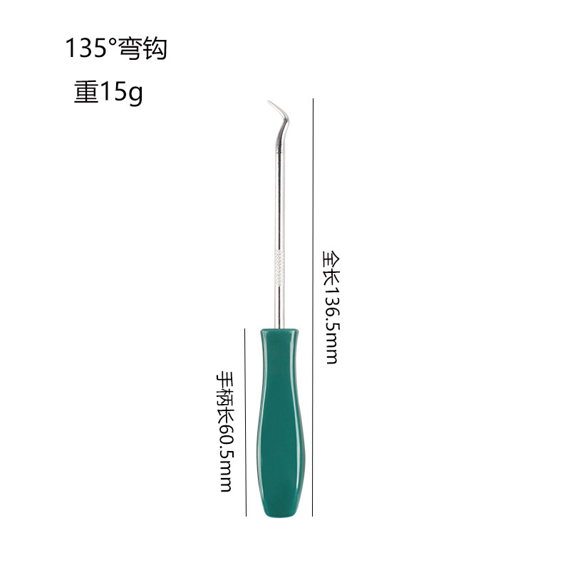 진한 녹색 135°단일 후크(대량)