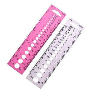 Double-Sided Measuring Ruler for Yarn Knitting Tools, Sweater Auxiliary Accessory, Sweater Needle Knitting Measuring Ruler